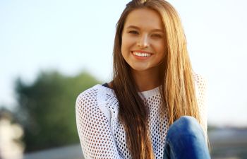 Young Woman Smiling